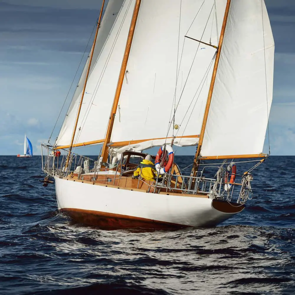 Sailboat at sea