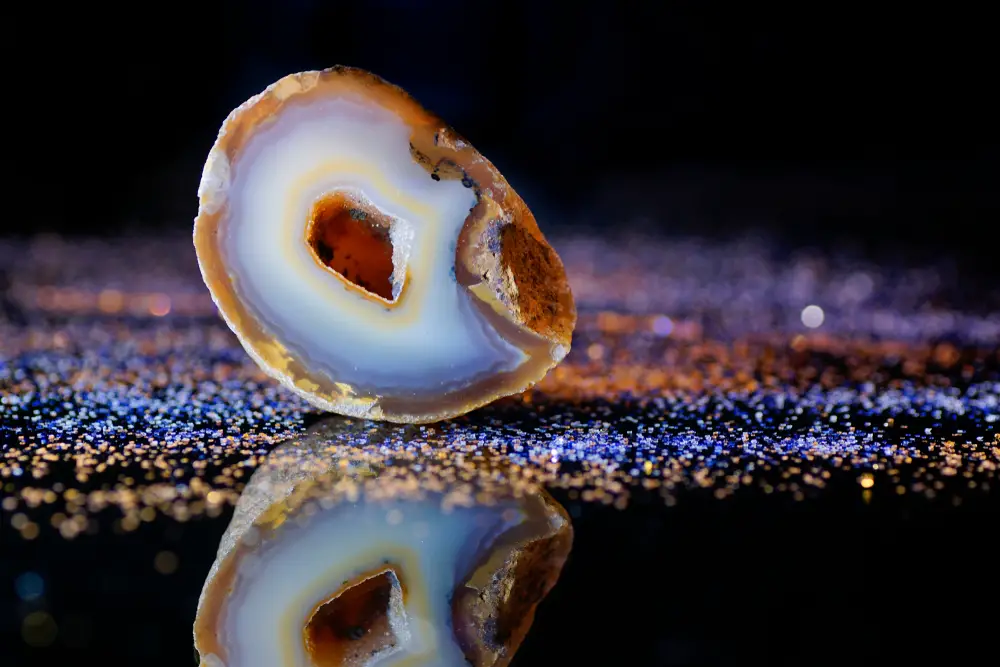 Beautiful agate rock