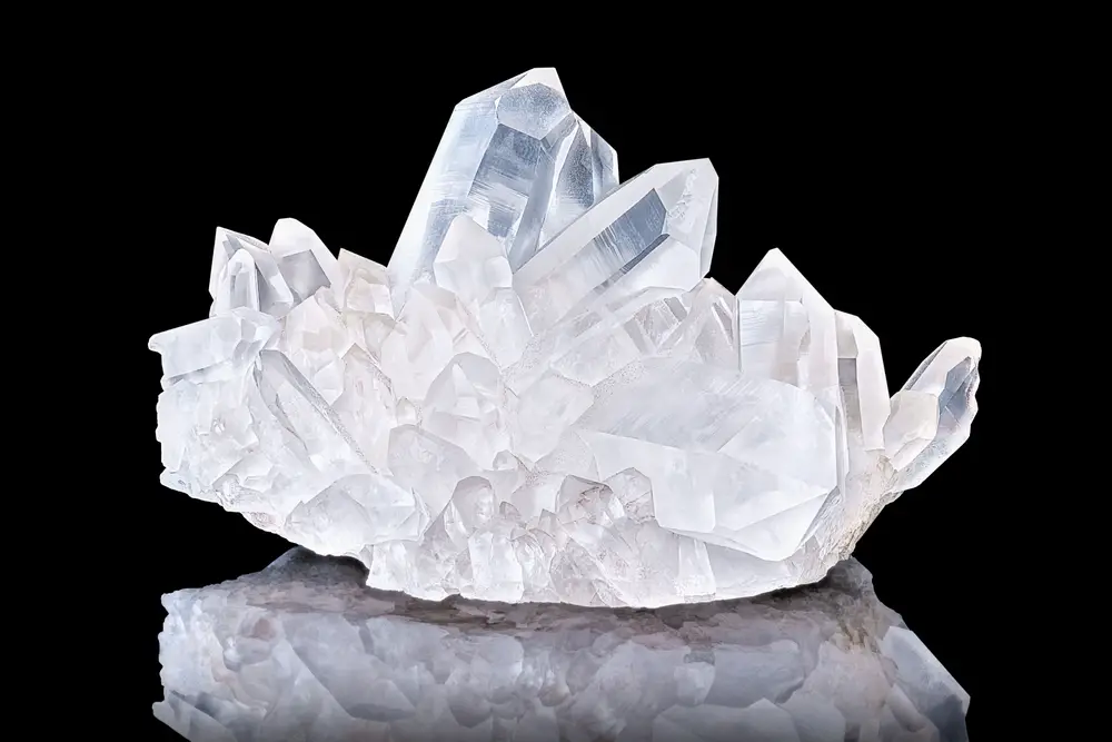 Pure quartz crystal